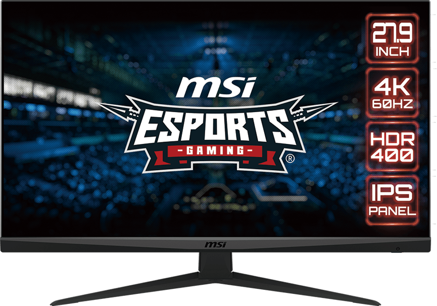 MSI Écran gamer Optix G281UV 27.9" UHD 4K (9S6-3CC81Q-023)