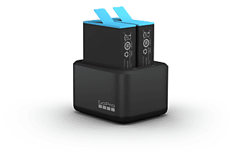 GOPRO Dual Battery Charger und Enduro Batterie für Hero9/10, Ladegerät, Black