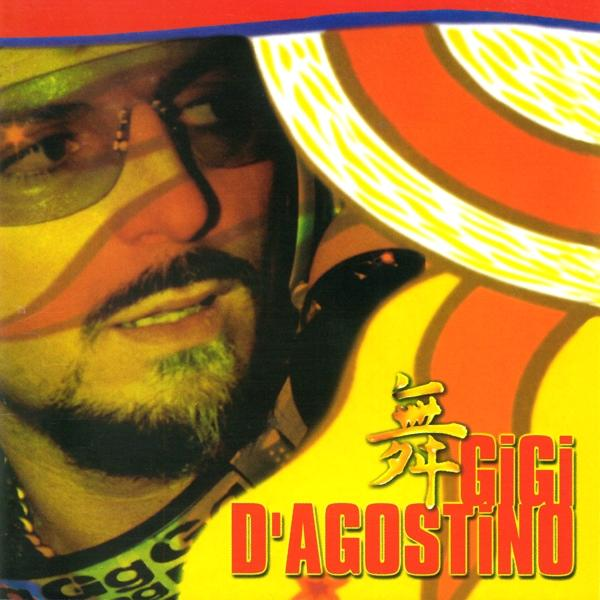 Albumcover mit einem Mann mit Sonnenbrille und einem farbenfrohen Design. Text in Rot und Gelb.