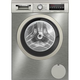 Lavadora carga frontal - Bosch WUU28T8XES, 8 kg, 1.400 rpm, 15 programas, Inox