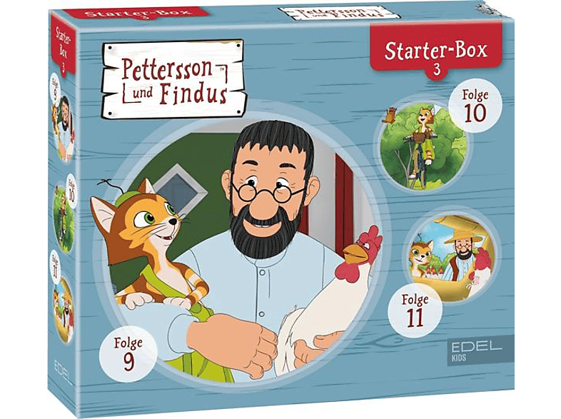 Pettersson Und Findus - Folge Und (CD) Findus 9-11 Pettersson - Starter-Box