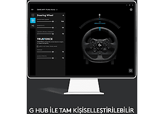 LOGITECH G G923 PS5, PS4 ve PC ile Uyumlu Yarış Direksiyonu ve Pedalları - Siyah_8