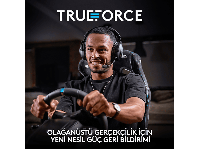 LOGITECH G G923 PS5, PS4 ve PC ile Uyumlu Yarış Direksiyonu ve Pedalları - Siyah_9