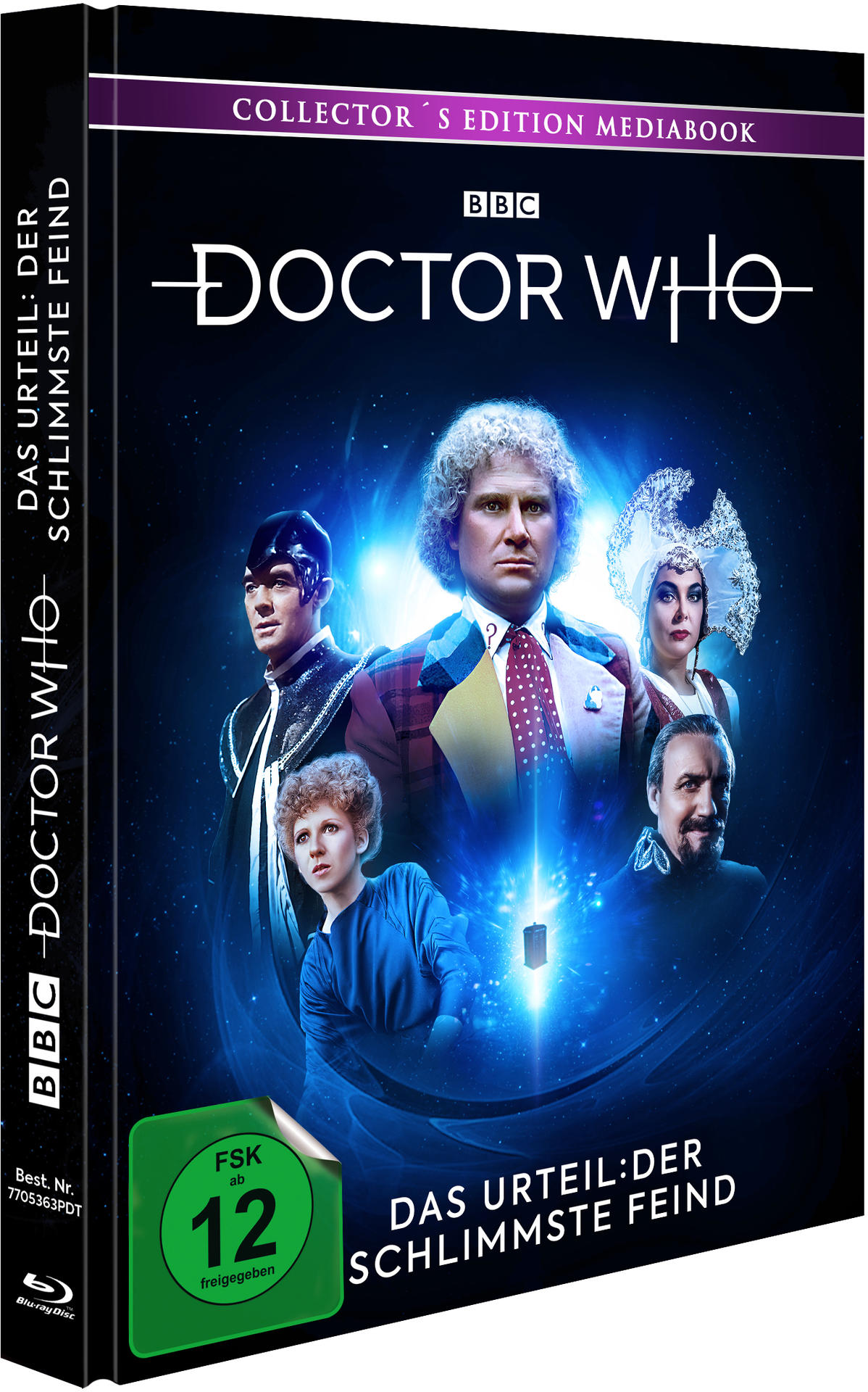 DVD-Hülle mit Schauspielern in Science-Fiction-Umgebung.