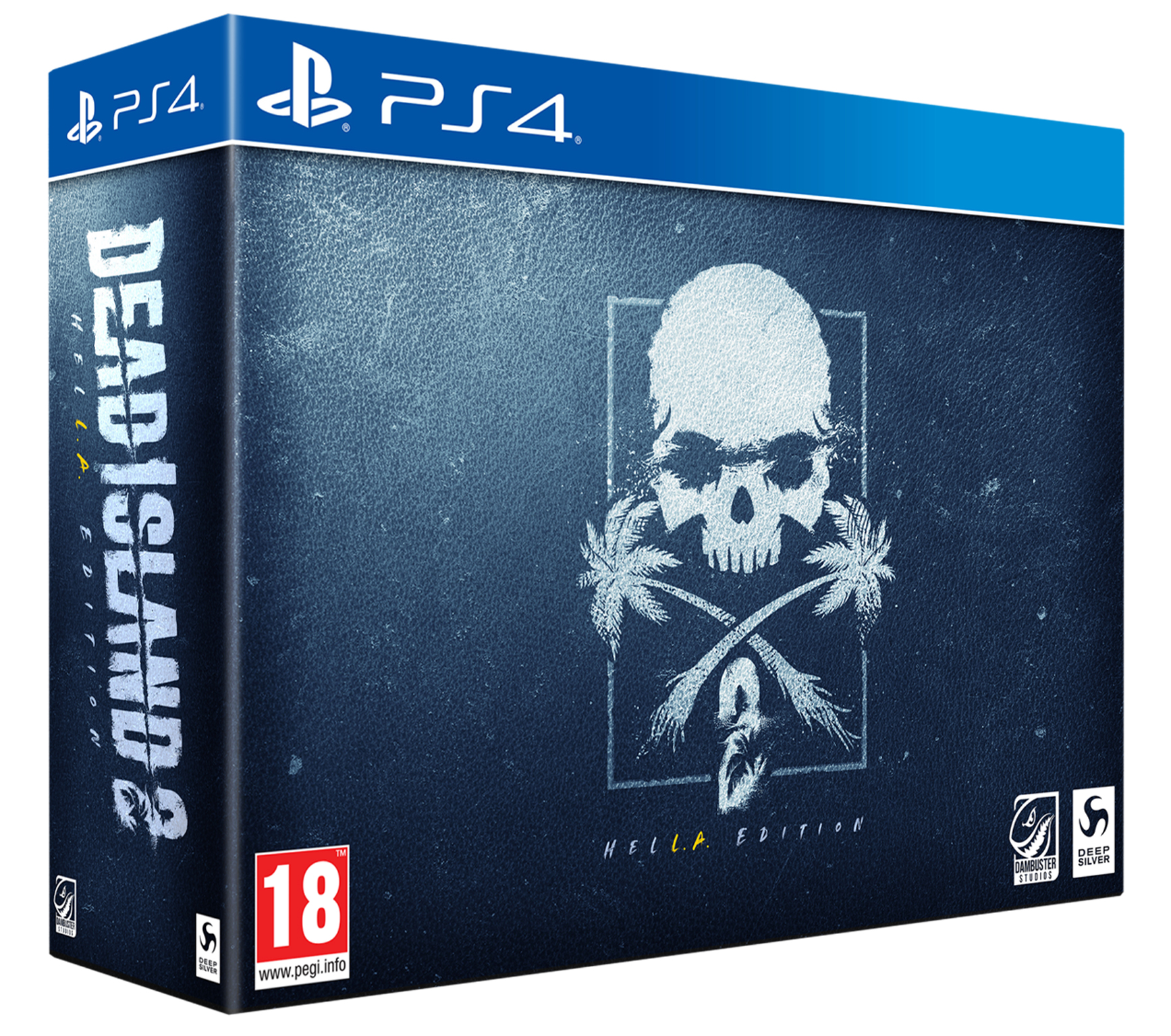 Spielbox für Dead Island 2: Hella Edition mit PS4-Logo und Altersfreigabe.