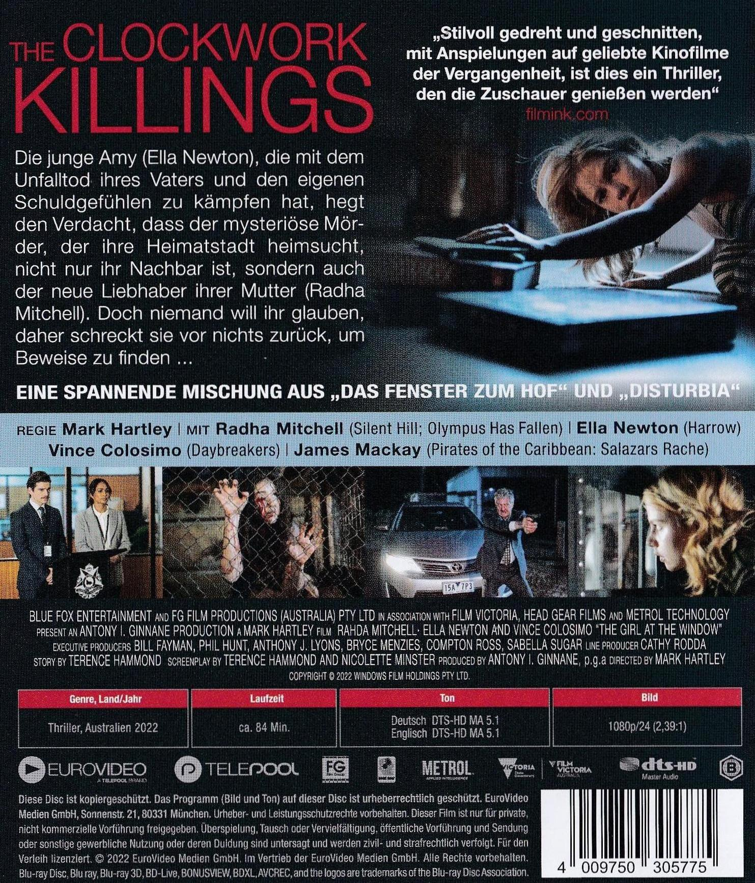 The Clockwork Killings Blu-ray