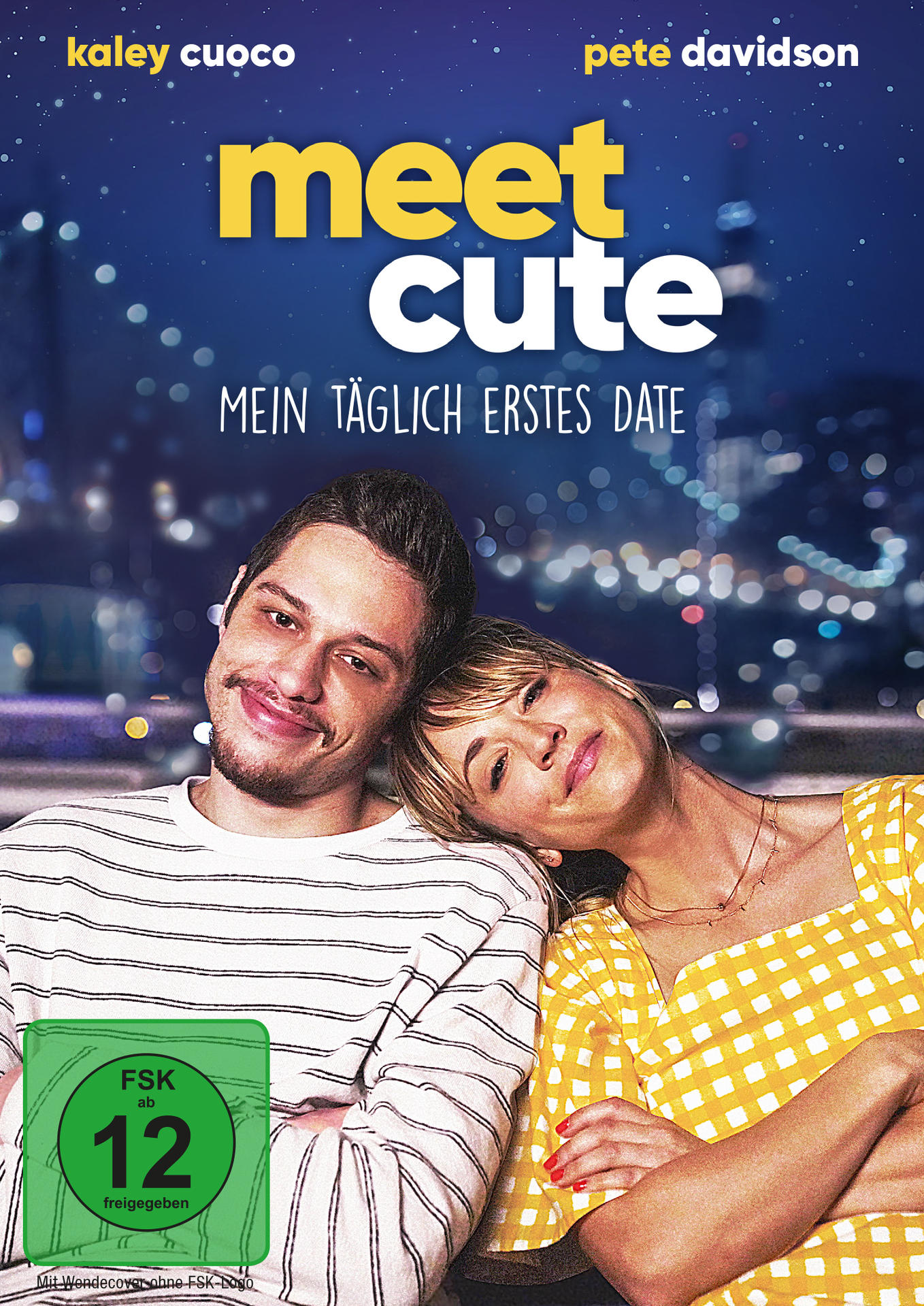 Filmposter mit Kaley Cuoco und Pete Davidson, Text auf Deutsch.