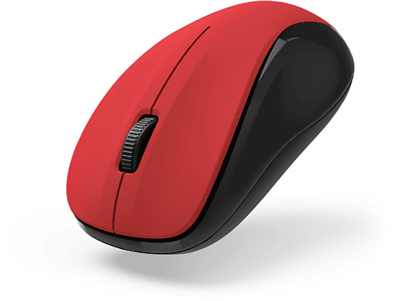 HAMA Maus MW-300 V2, Kabellos, USB-Empfänger, 1200dpi, Rot — Foto 2 von 2