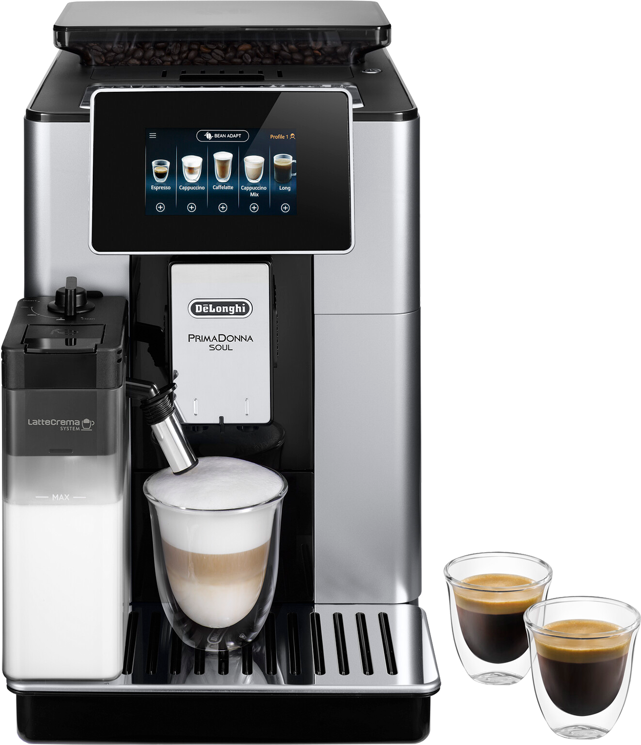 DeLonghi espresso apparaat PrimaDonna Soul ECAM610.55.SB