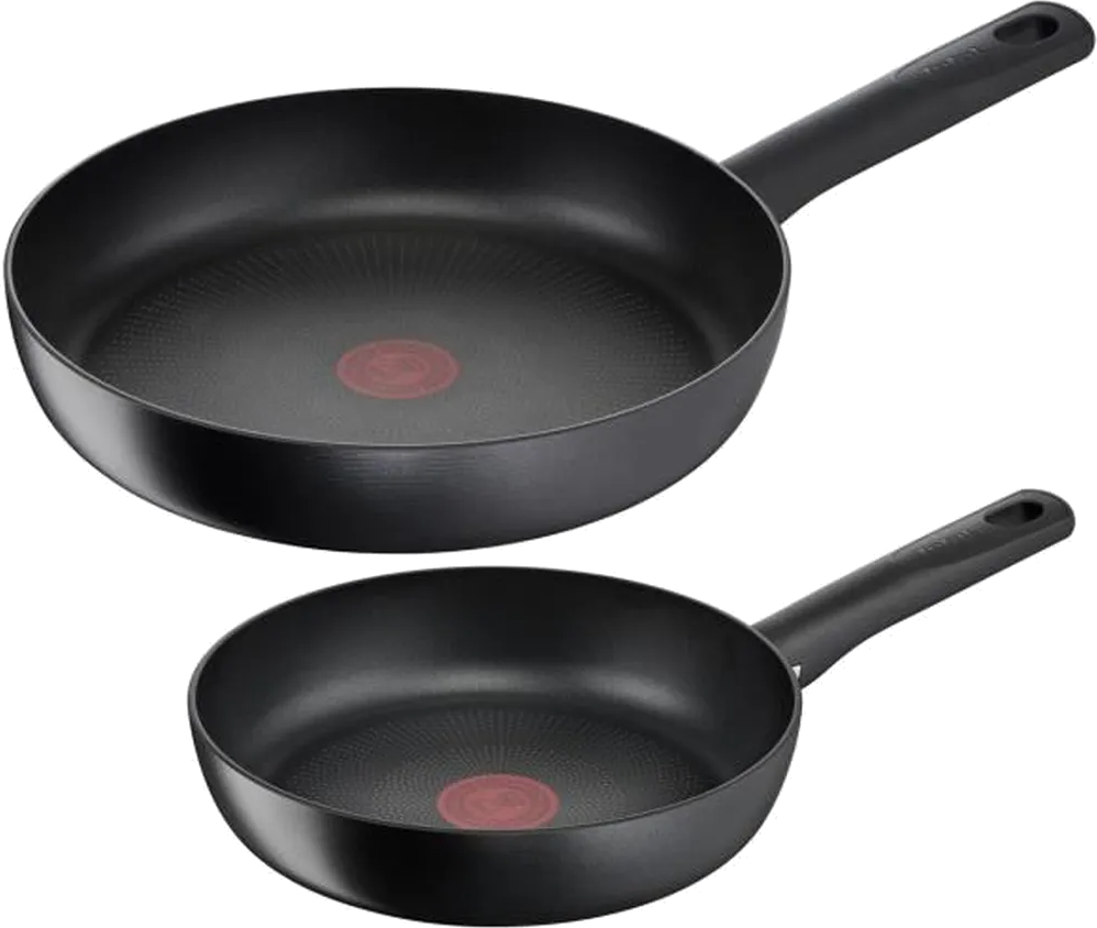 TEFAL Poêle Hard Titanium Pro Set 2 Pcs 22/28 cm (G3019022)