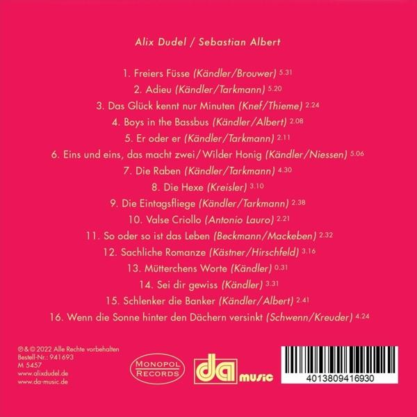 Dudel , Alix & Albert , Sebastian (Akchoté-Bozovic) - So.So.  - (CD)