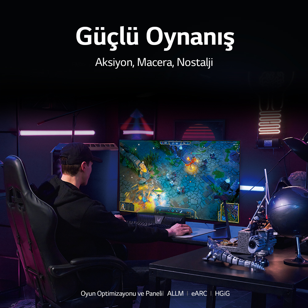 LG OLED65A2 65 inç 164 Ekran Uydu Alıcılı Smart 4K Ultra HD OLED TV