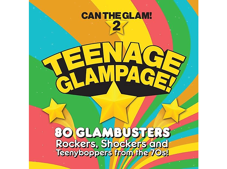 (CD) (4CD - Box) VARIOUS The Vol.2 Teenage Glampage-Can - Glam