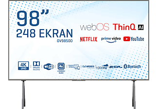 ONVO OV98500 4K Ultra HD 98 inç 248 Ekran Uydu Alıcılı webOS Smart LED TV