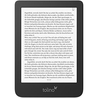TOLINO eBook Reader shine 4, Schwarz/Blau