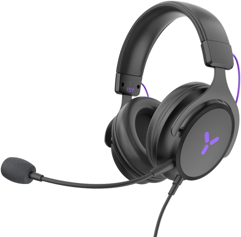 ISY Casque gamer Ultralight Noir (IGH 2000)