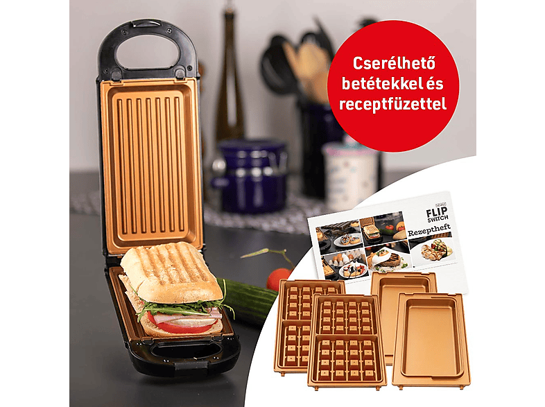 LIVINGTON M21333 Multifunkciós kontakt grill