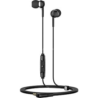 Auriculares de botón - Sennheiser CX 80S, De botón, Con cable, Micrófono, Negro