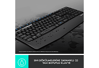 LOGITECH MK345 Kablosuz Türkçe Q Klavye Mouse Seti - Siyah_4