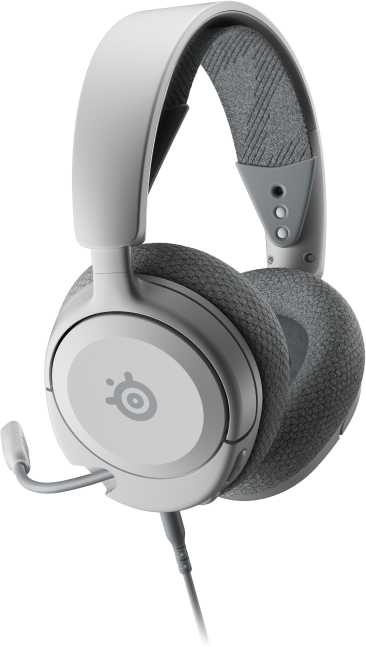 STEELSERIES Arctis Nova 1P gaming fejhallgató mikrofonnal, 3,5 mm jack, fehér