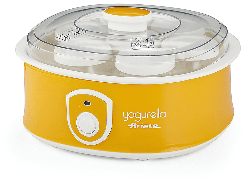 Yogurtera  Ariete Yogurella 617, 7 vasos de cristal, 20W