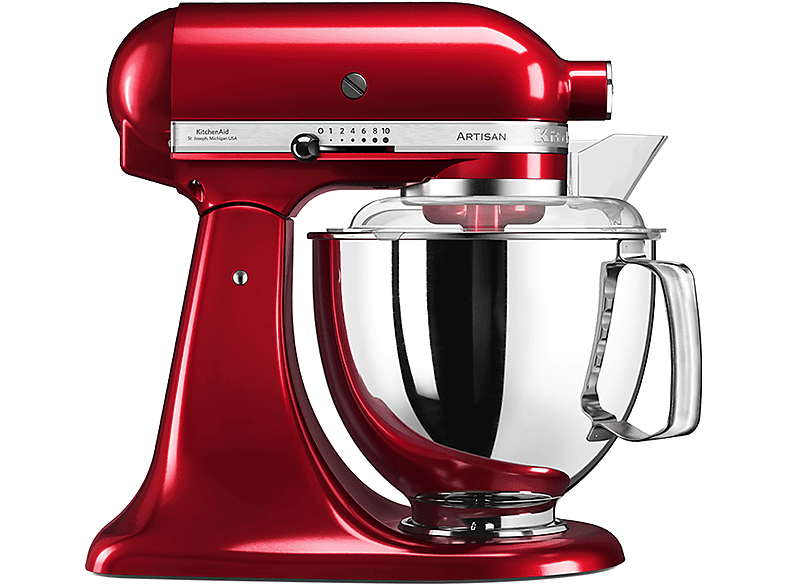 Kitchen Aid Artisan, 300 W, 4.8 L, Rojo