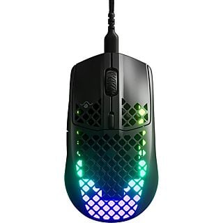 Ratón gaming - Steel Series Aerox 3, Por cable, 8500 dpi, Ergonómico, Multicolor