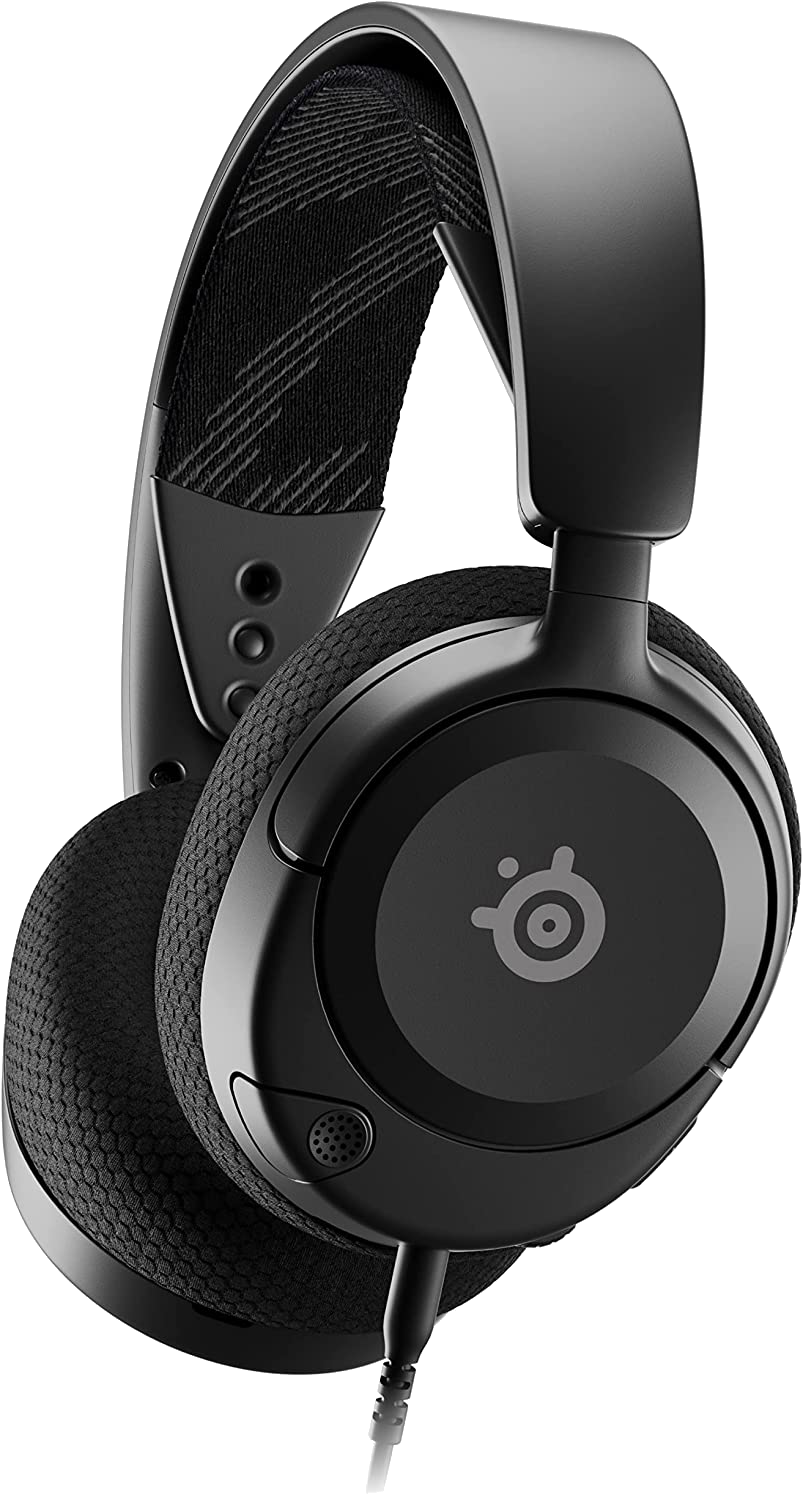 Auriculares gaming - Steel Series Arctis Nova 1, Circumaurales, Controladores HI-FI, Negro