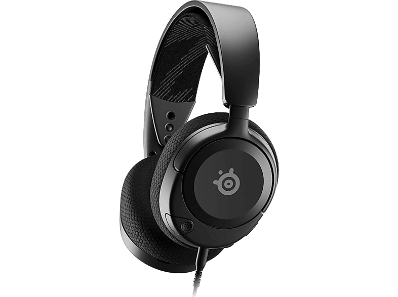 Auriculares gaming – SteelSeries Arctis Nova 1, Circumaurales, Controladores HI-FI, Cancelación de ruido, Negro