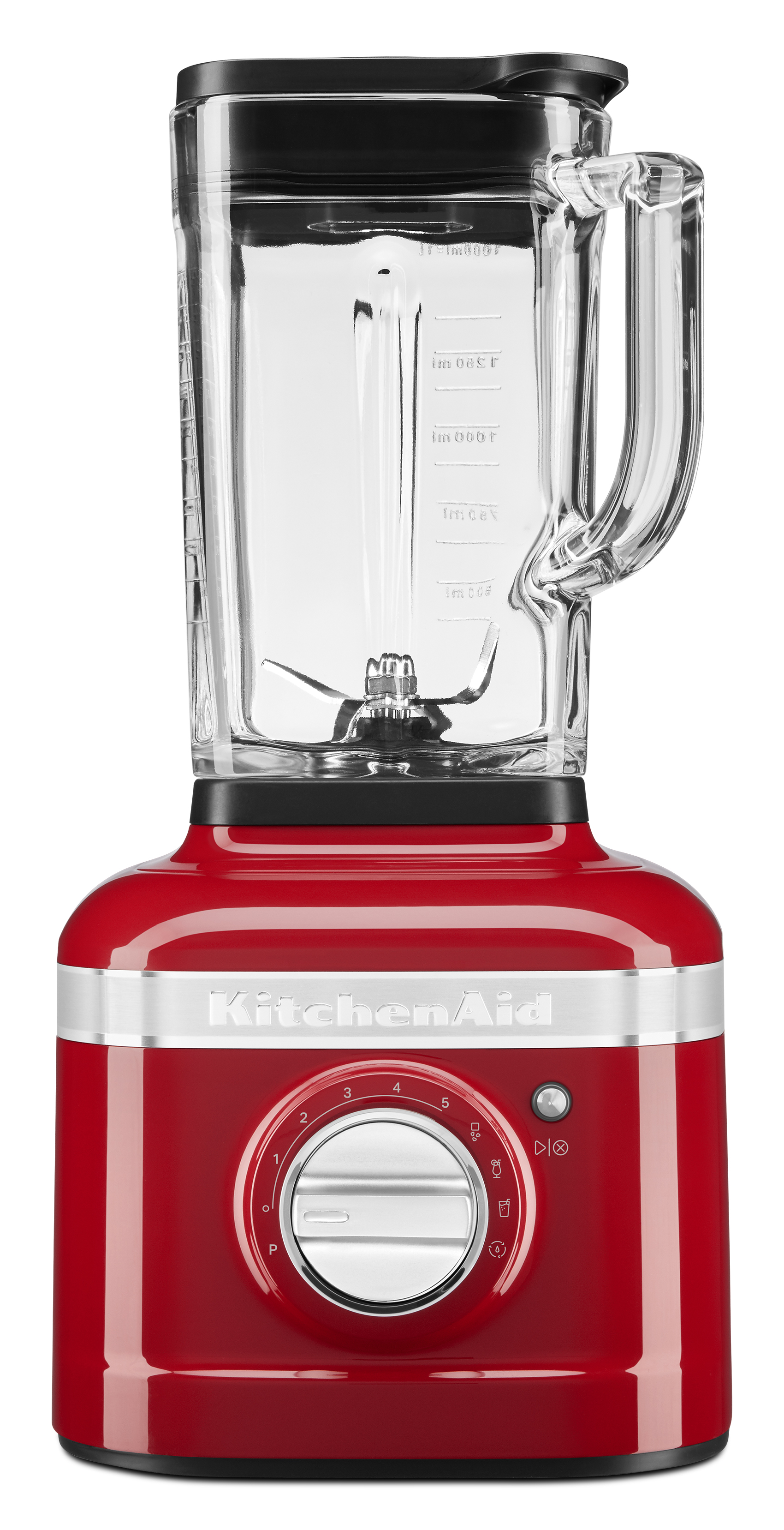 Licuadora KitchenAid roja.