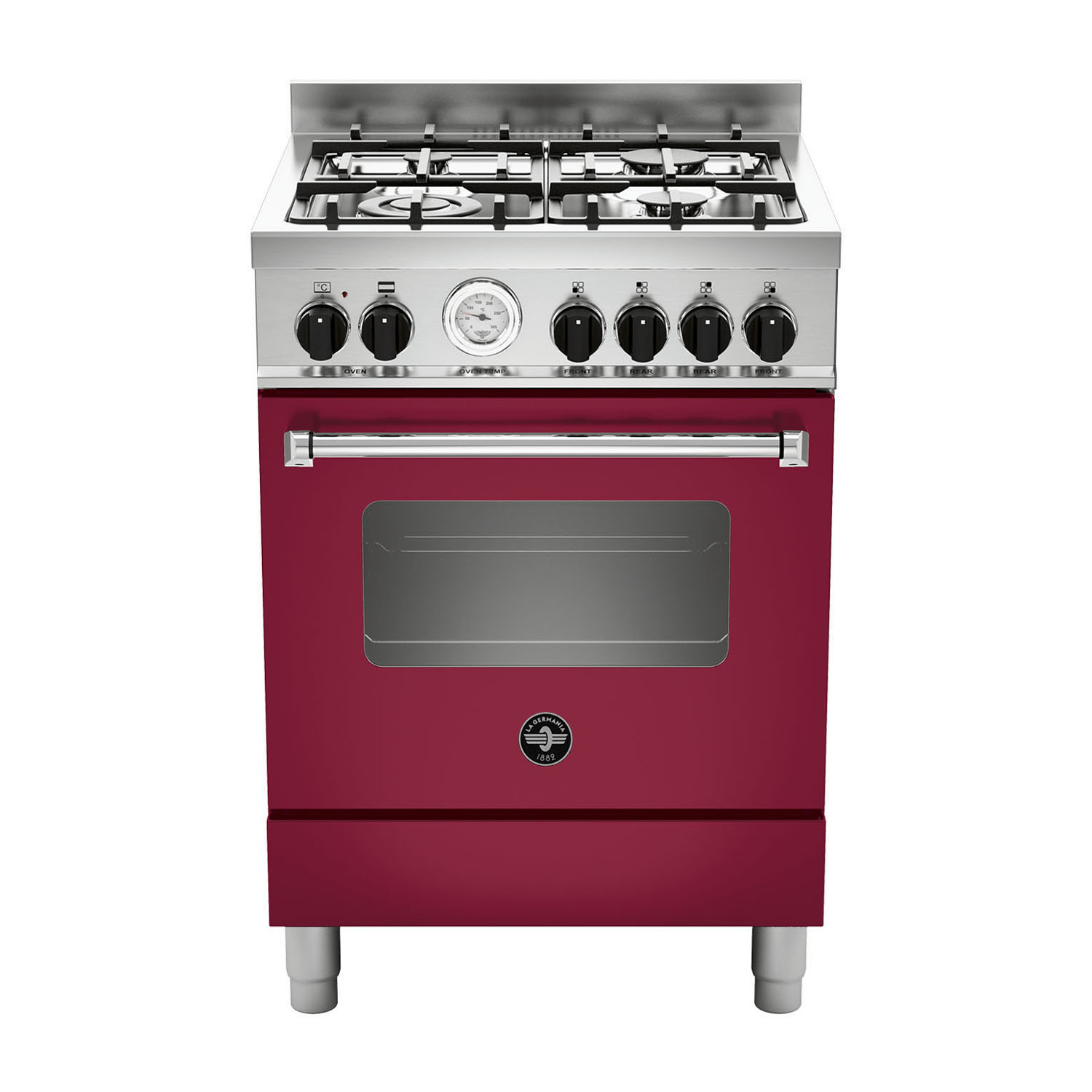 LA Germania Cucina Amn664Evit, Piano cottura a gas, zone 4, classe A