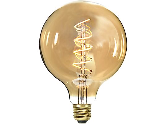STAR TRADING E27 G125 Decoled Spiral Amber - Ampoule LED