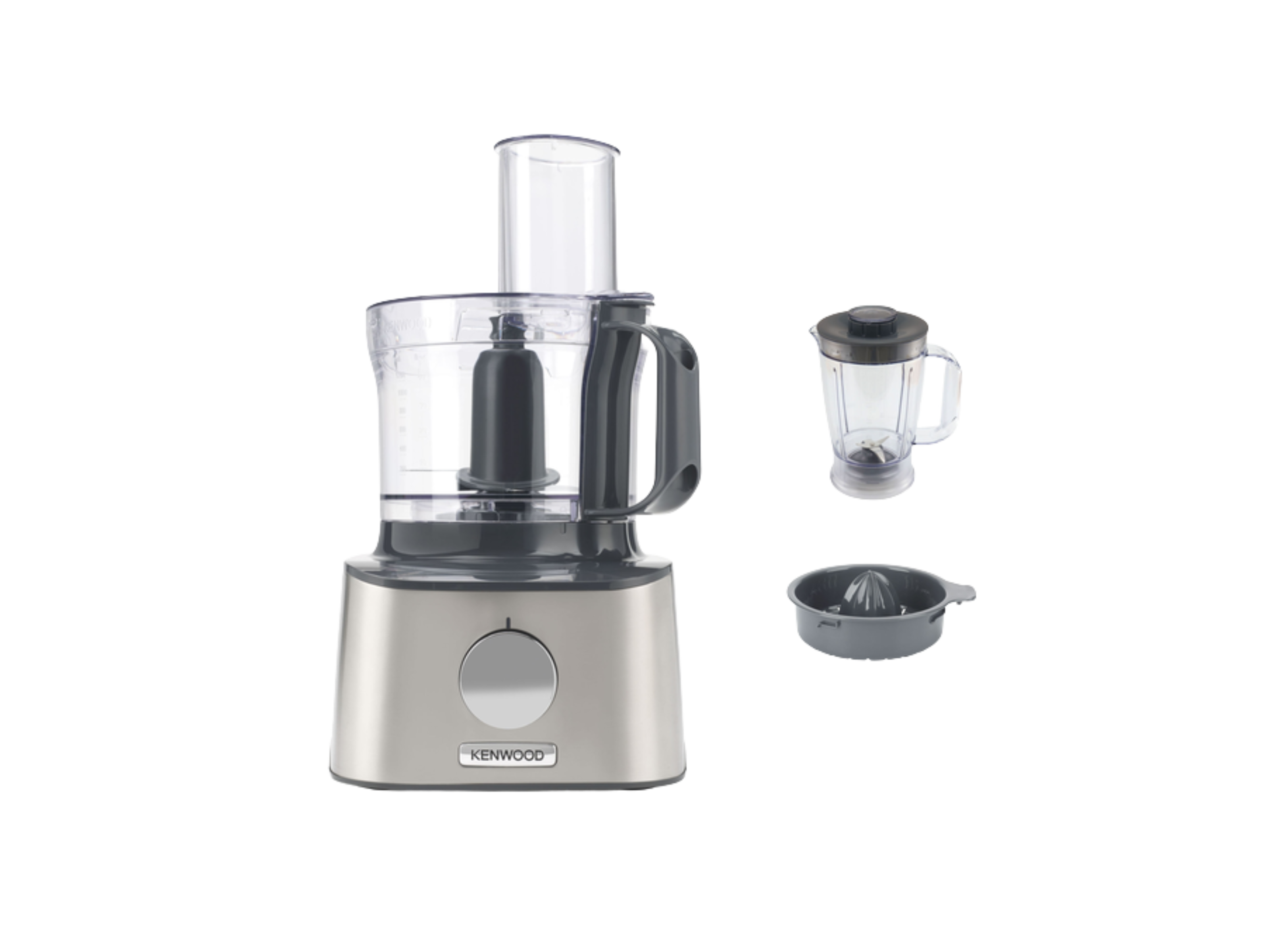 Robot de cocina - Kenwood FDM301SS Multipro Compact, 800 W, 2.1 L, 5 funciones, 2 velocidades