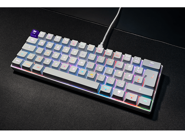 Thumbnail - ISY IGK-5000-WT Mini Size, Gaming Tastatur , Mechanisch, Sonstiges, kabelgebunden, Weiß