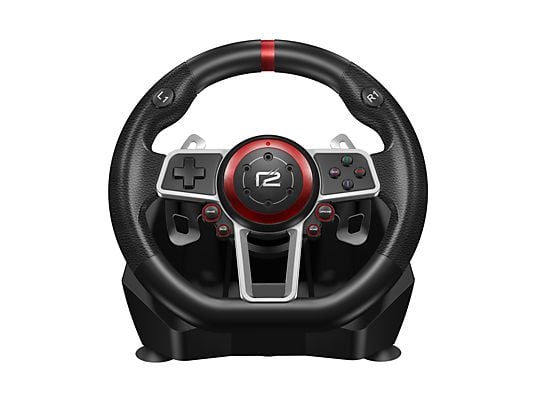 R2 Multi System Racing Wheel Pro - Volant de jeu (Noir)