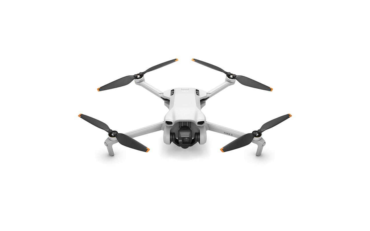 DJI Mini 3 (nur Drohne) Drohne, Grau/Weiß