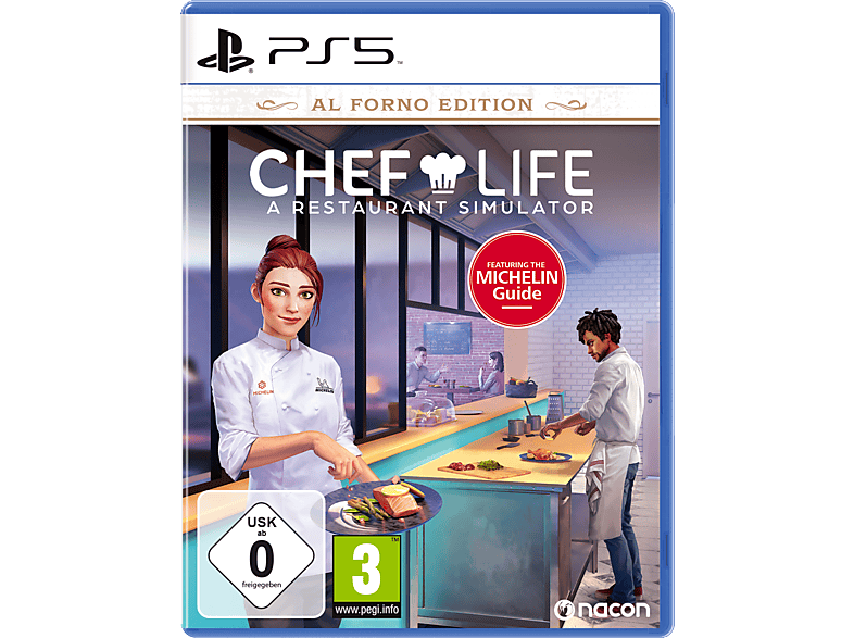 Al Simulator Restaurant - Chef Forno Edition Life: 5] - [PlayStation A