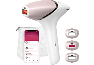 PHILIPS Lumea IPL 9000 Series BRI955/01 - Épilateur IPL avec SenseIQ (Blanc / rose)