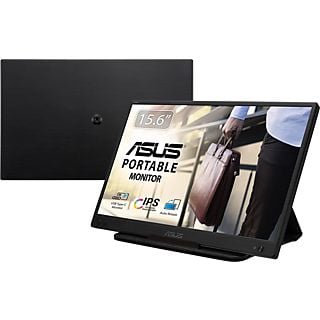 Monitor - Asus MB166C, 15.6", Full-HD, 50/60 Hz, 1 USB-C, Ultradelgado, Negro