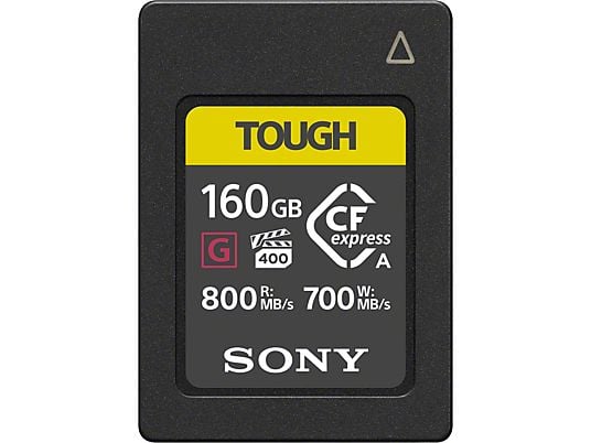 SONY TOUGH CEA-G160T - Scheda di memoria CFexpress tipo A  (160 GB, 800 MB/s, Nero)
