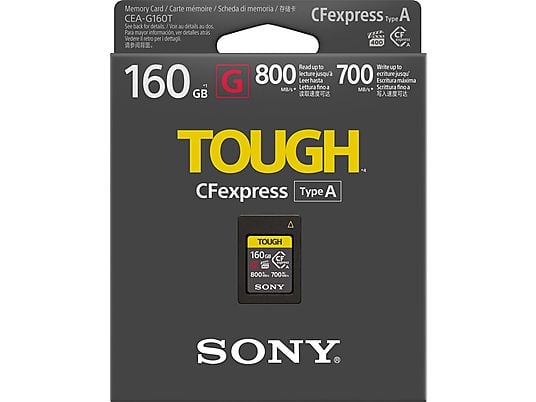 SONY TOUGH CEA-G160T - Scheda di memoria CFexpress tipo A  (160 GB, 800 MB/s, Nero)