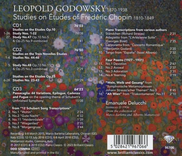 Emanuele Delucchi Studies On Chopin (CD) Emanuele