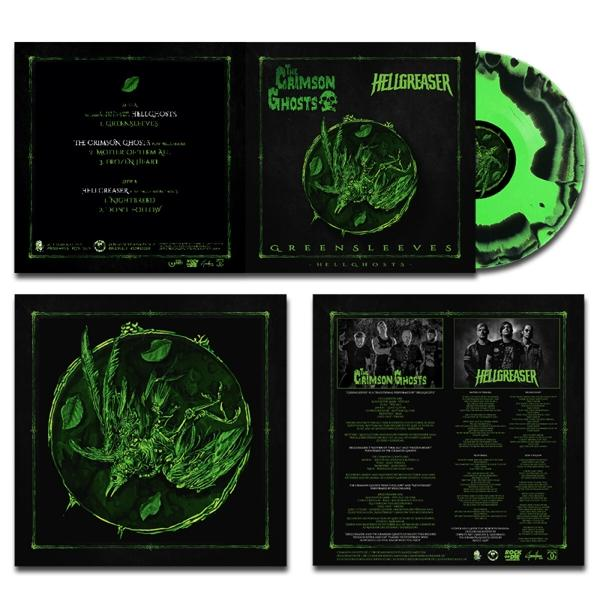 The Hellgreaser/crimson Ghosts - Greensleeves (Ltd. 180g Neongreen/Black Haze LP)  - (Vinyl)