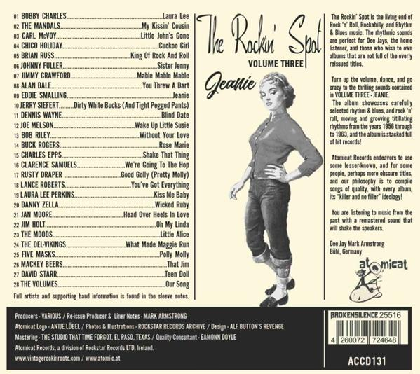 VARIOUS - The Rockin' Spot Vol. 3 - Jeanie  - (CD)