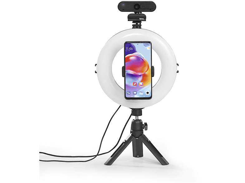 HAMA SpotLight Smart 80 II LED-Ringleuchten-Set Schwarz