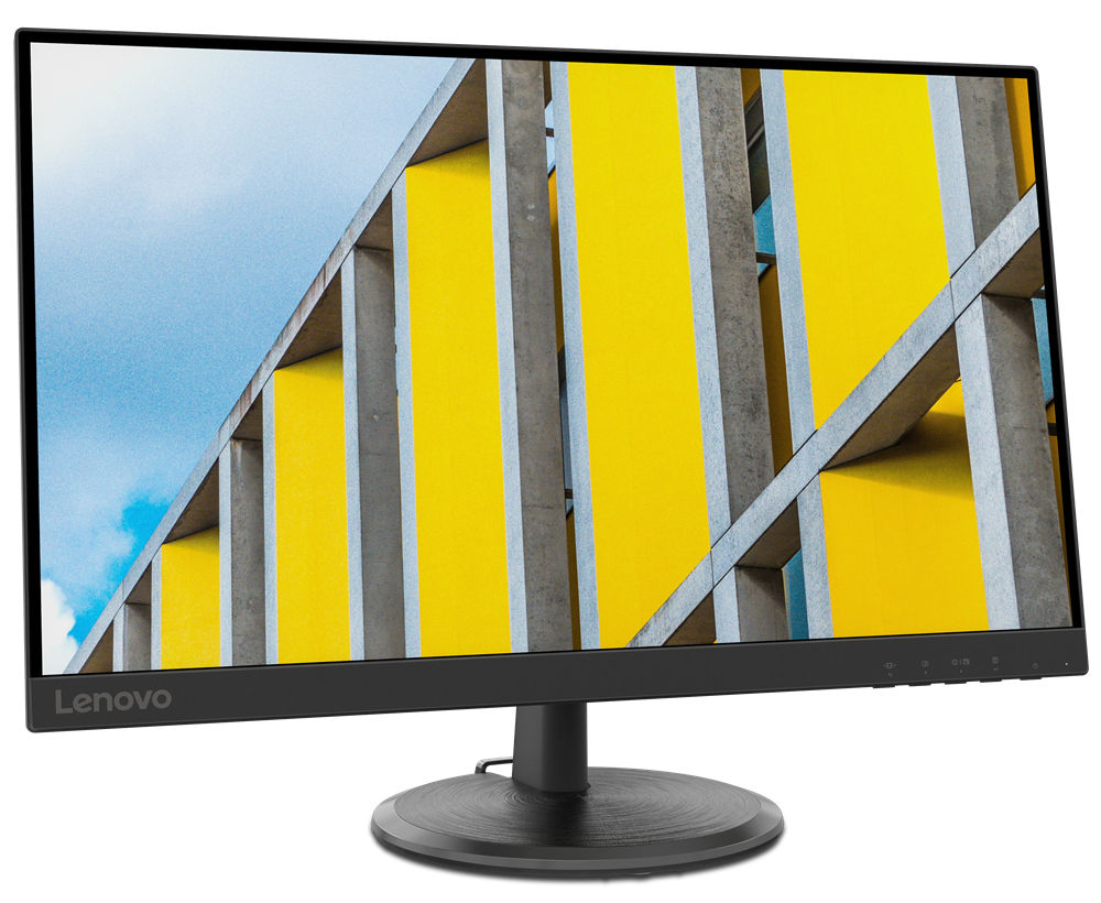 Monitor - Lenovo C27q-35, 27", QHD, 6 ms, 50/60 Hz, HDMI 1.4, DP 1.4, FreeSync, Negro