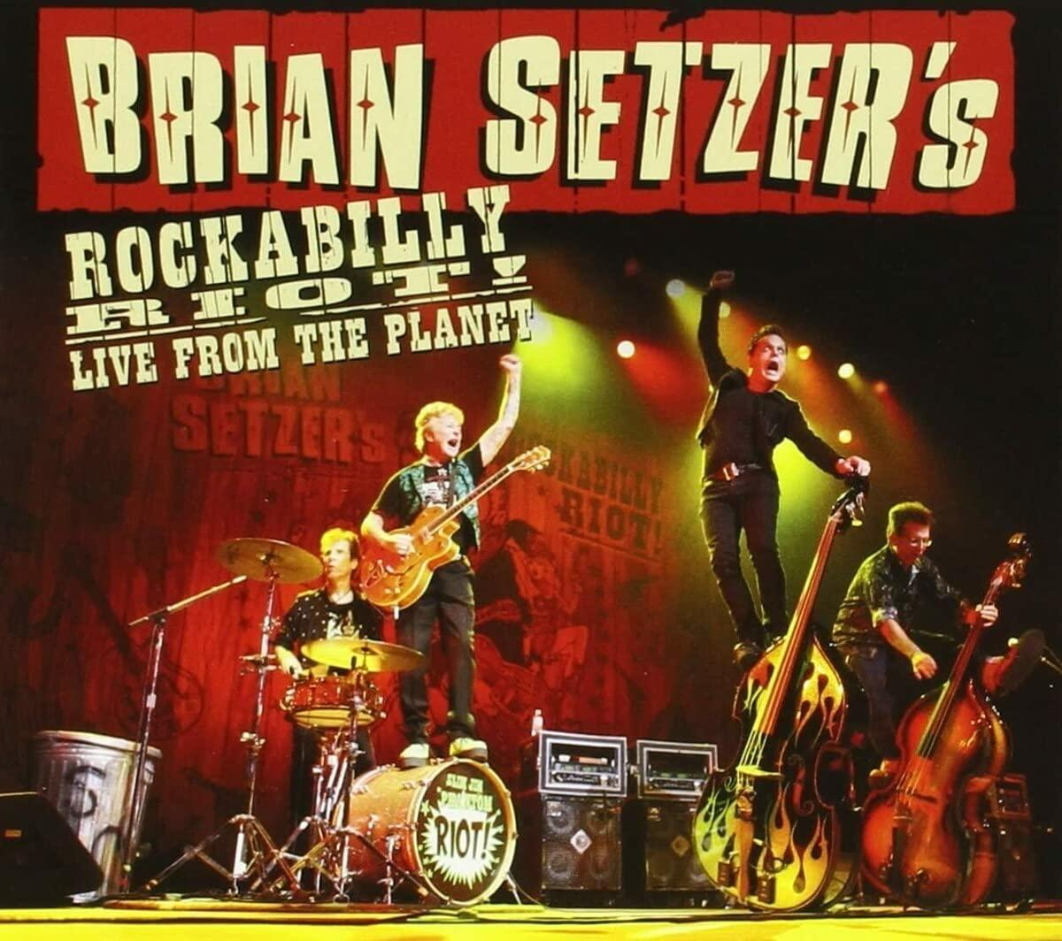 (Digipak) The (CD) Setzer\'s Brian Planet Rockabilly - From - Riot Live Rockabilly Riot!
