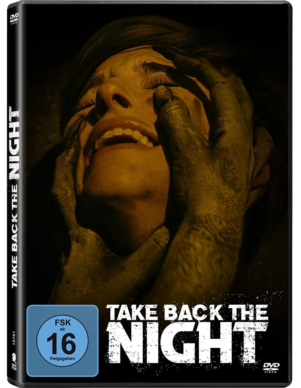 DVD-Cover mit einer Frau in Not, die von Monsterhänden gepackt wird. Dunkler Hintergrund.