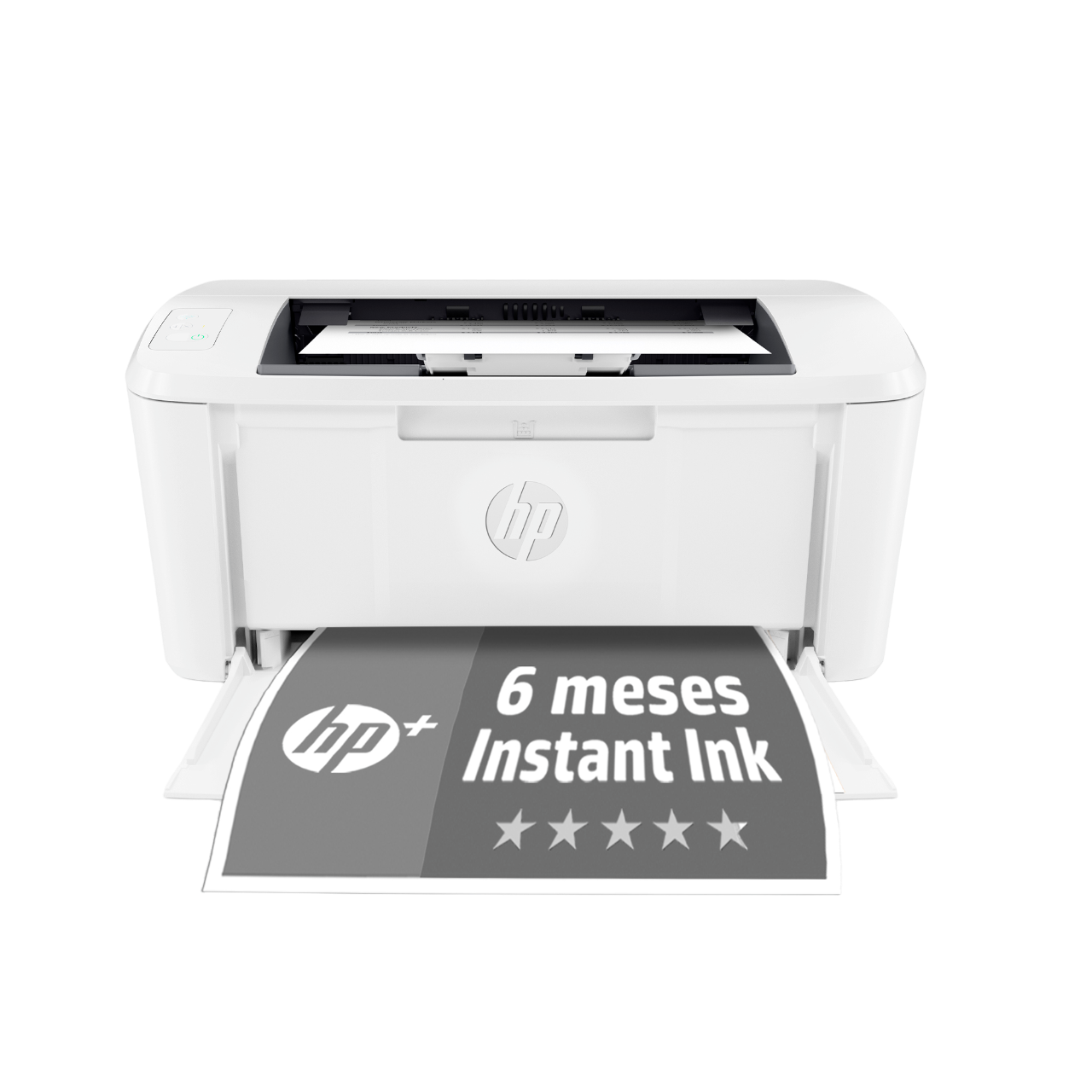 Impresora láser - HP Laserjet M110we, B&N, WiFi, USB, Fax, 6 meses Instant Ink con HP+, hasta 21 ppm, 7MD66E