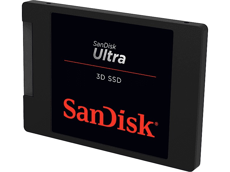 SANDISK 500GB SSD Festplatte Ultra 3D, SATA 6, Intern, 2.5 Zoll